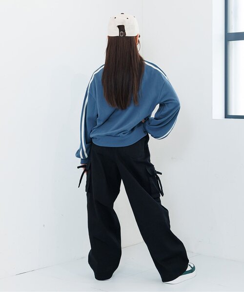 algy（アルジー）の「ラインスリーブトレーナー（スウェット・キッズ・グリーン/オフホワイト/サックスブルー/ブラック/ピンク・SMALL/XX-SMALL/MEDIUM/X-SMALL）」の8枚目の写真