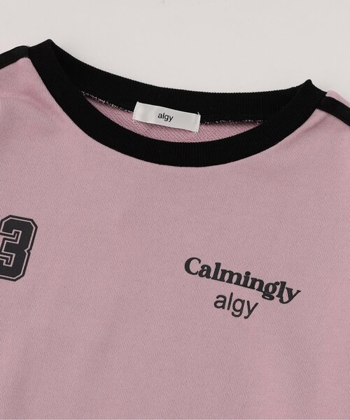 algy（アルジー）の「ラインスリーブトレーナー（スウェット・キッズ・グリーン/オフホワイト/サックスブルー/ブラック/ピンク・SMALL/XX-SMALL/MEDIUM/X-SMALL）」の22枚目の写真