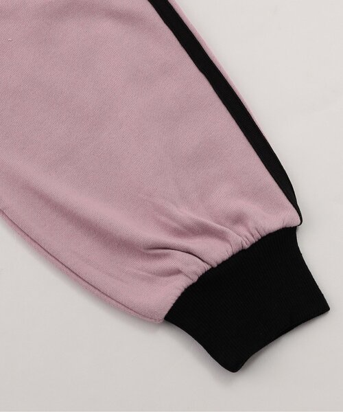 algy（アルジー）の「ラインスリーブトレーナー（スウェット・キッズ・グリーン/オフホワイト/サックスブルー/ブラック/ピンク・SMALL/XX-SMALL/MEDIUM/X-SMALL）」の9枚目の写真