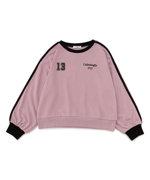 ラインスリーブトレーナー（スウェット）｜algy（アルジー）の