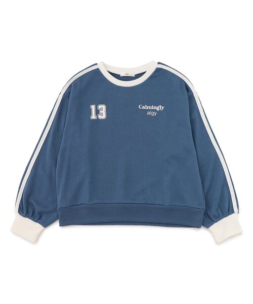 algy（アルジー）の「ラインスリーブトレーナー（スウェット・キッズ・グリーン/オフホワイト/サックスブルー/ブラック/ピンク・SMALL/XX-SMALL/MEDIUM/X-SMALL）」の20枚目の写真