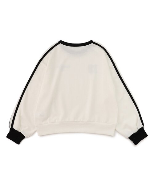 algy（アルジー）の「ラインスリーブトレーナー（スウェット・キッズ・グリーン/オフホワイト/サックスブルー/ブラック/ピンク・SMALL/XX-SMALL/MEDIUM/X-SMALL）」の12枚目の写真