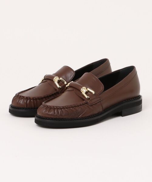 inter-chaussures（インターショシュール）の「【INTER-CHAUSSURES】ラウンドトウベーシックローファー(I51614)（ローファー・レディース・ブラウン/ブラック・38/37/36）」の4枚目の写真