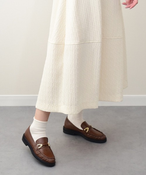 inter-chaussures（インターショシュール）の「【INTER-CHAUSSURES】ラウンドトウベーシックローファー(I51614)（ローファー・レディース・ブラウン/ブラック・38/37/36）」の8枚目の写真