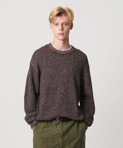 ST ANDREWS ニット セーター リボン ビジュー ピンク ニット セーター