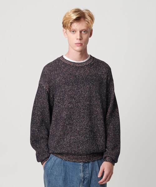 美品 Dunhill スコットランド製ウールアンゴラ クルーネックニットセーター dunhill/ダンヒル通販 | メリノウール クルーネック ニット