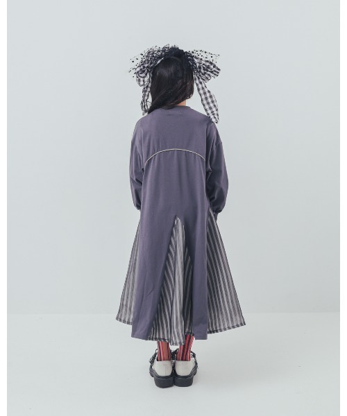 unica（ユニカ）の「パネル配色カラーAラインワンピース（ワンピース・キッズ・レッド/チャコール/ブラック・XL/L/S/M）」の15枚目の写真