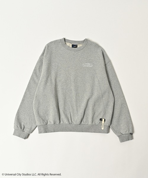 ADAM PATEK（アダムパテック）の「ADAMPATEK/Frankenstein face print crewneck/フランケンシュタインフェイスプリントコラボスウェット(AP2524018)（スウェット・レディース・ブラック/杢グレー・1/2）」の12枚目の写真