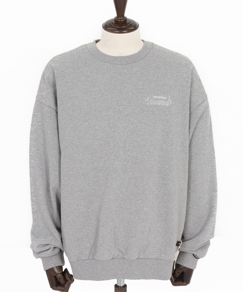 ADAM PATEK（アダムパテック）の「ADAMPATEK/Frankenstein face print crewneck/フランケンシュタインフェイスプリントコラボスウェット(AP2524018)（スウェット・レディース・ブラック/杢グレー・1/2）」の21枚目の写真