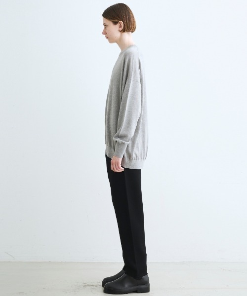 three dots(スリードッツ)の「【ラメニット】ルレックスセーター ルーズプルオーバー(ニット/セーター・レディース・ブラック/ベージュ/グレー・SMALL)」の12枚目の写真