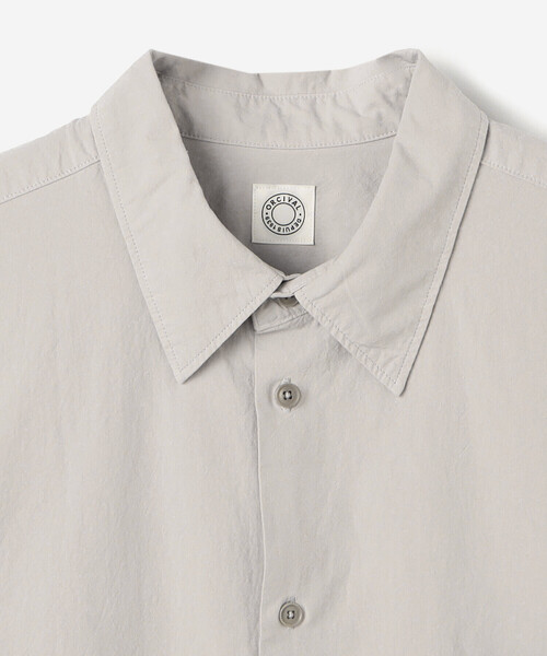 ORCIVAL（オーシバル）の「ORCIVAL | ガーメントダイ レギュラーカラーシャツ MEN（シャツ/ブラウス・メンズ・ブルー系その他/ブラック/ライトグレー・4/5）」の6枚目の写真