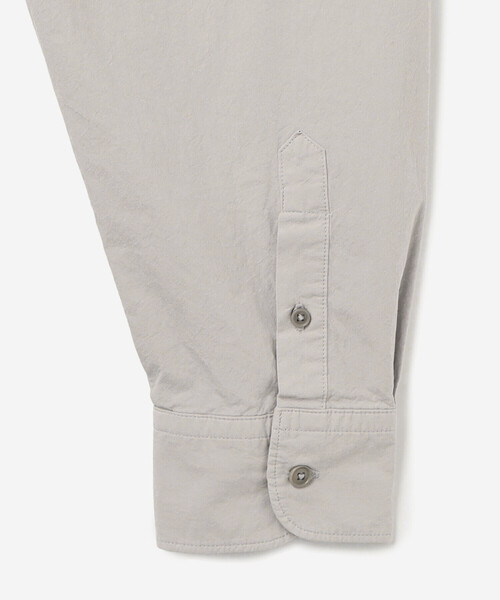 ORCIVAL（オーシバル）の「ORCIVAL | ガーメントダイ レギュラーカラーシャツ MEN（シャツ/ブラウス・メンズ・ブルー系その他/ブラック/ライトグレー・4/5）」の8枚目の写真