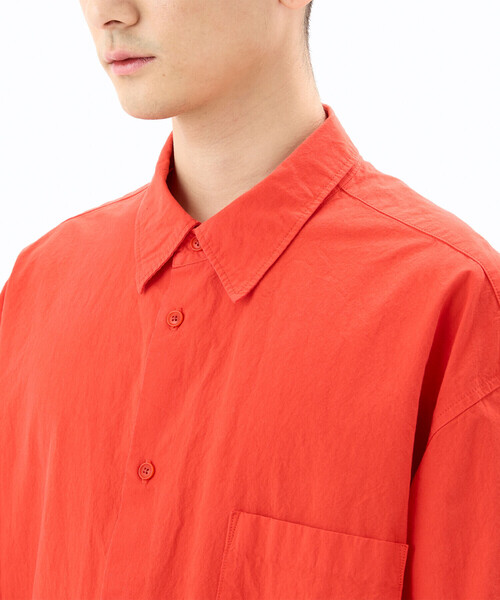 ORCIVAL（オーシバル）の「ORCIVAL | ガーメントダイ レギュラーカラーシャツ MEN（シャツ/ブラウス・メンズ・ブルー系その他/ブラック/ライトグレー・4/5）」の13枚目の写真