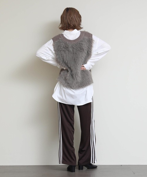 新品タグ付き グレディブリリアン Re Fiina カーリングファーニット