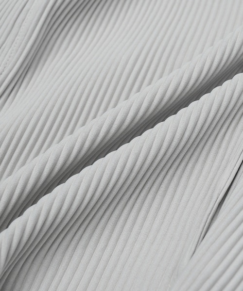 SOMEDIFF（サムディフ）の「プリーツカーディガン メンズ 黒 ブラック グレー カーキ（カーディガン/ボレロ・メンズ・グレー/ブラック/カーキ・M/L/XL）」の19枚目の写真