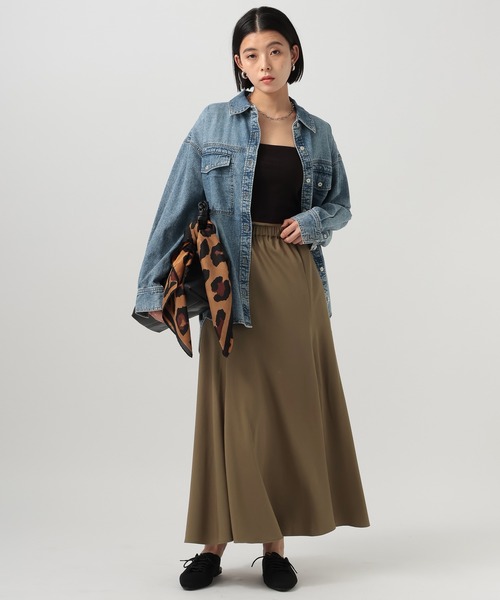 BAYFLOW(ベイフロー)の「70×70 レオパードスカーフ(バンダナ/スカーフ・レディース・ホワイト/ブラウン・FREE)」の5枚目の写真