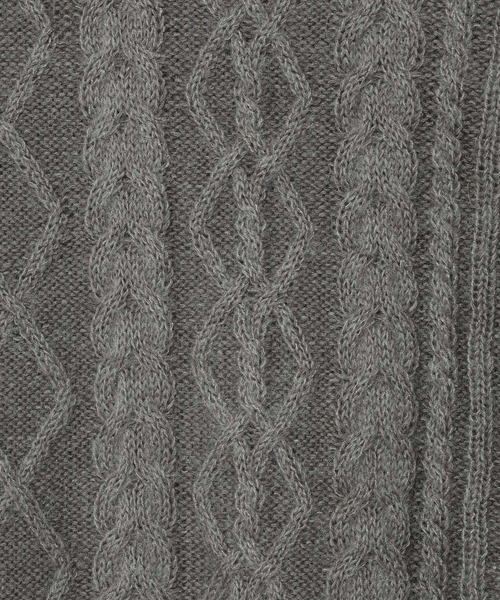 HARE（ハレ）の「Vネックケーブルニットプルオーバー(HARE)（ニット/セーター・メンズ・グレー/ブラック/パープル・FREE）」の22枚目の写真