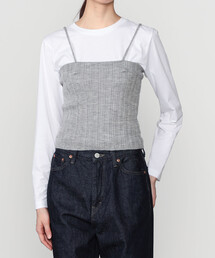 UNFIL | ロイヤルベビーアルパカ ランダムリブキャミソール WOMEN