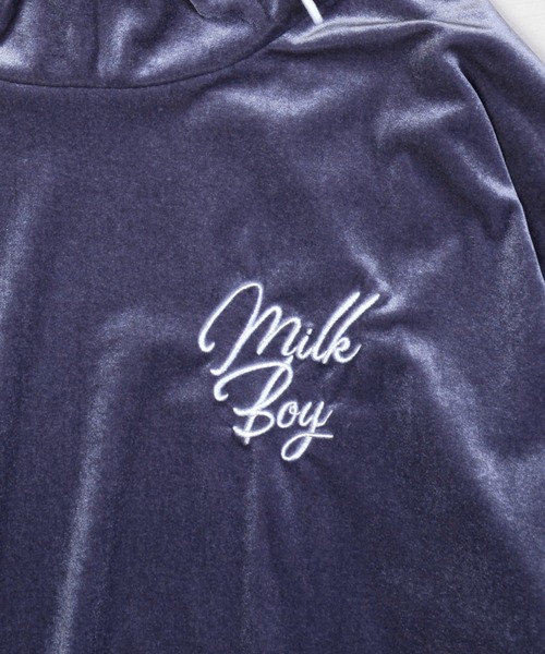 MILKBOY（ミルクボーイ）の「LOGO VELOUR パーカー（パーカー・レディース・B/A・FREE）」の10枚目の写真
