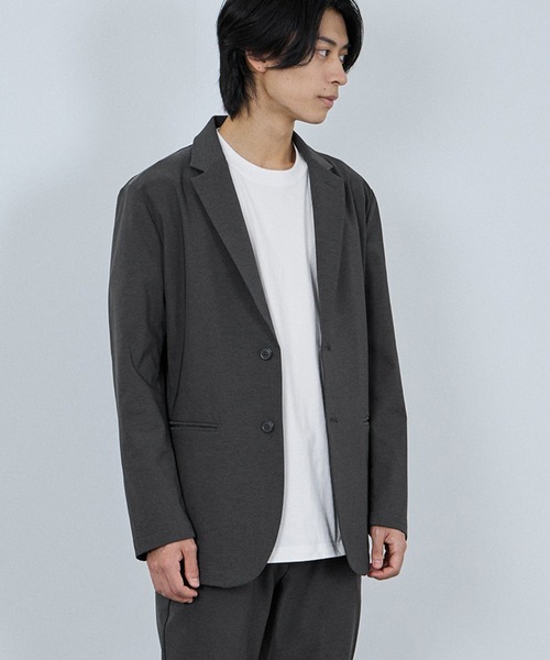 NAVY(ネイビー)の「NAVY マイラク ウォームジャケット(テーラードジャケット・メンズ・グレー/ブラック/ネイビー・XL/L/M/S)」の2枚目の写真