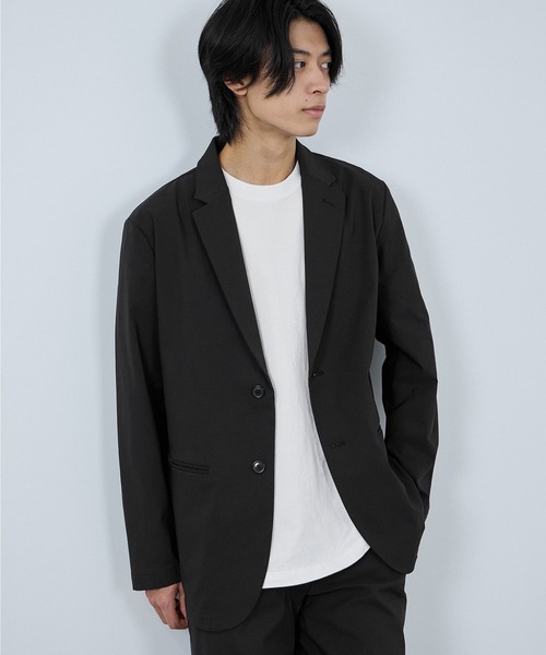 NAVY(ネイビー)の「NAVY マイラク ウォームジャケット(テーラードジャケット・メンズ・グレー/ブラック/ネイビー・XL/L/M/S)」の1枚目の写真