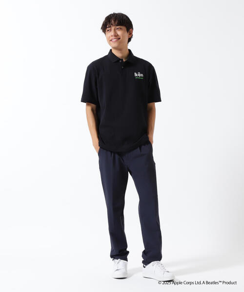 Jack Bunny!!(ジャックバニー)の「【Jack Bunny!!】【The BEATLES ×Jack Bunny!!】メッシュ天竺半袖ポロシャツ(ポロシャツ・メンズ・ホワイト/グリーン/ブラック・MEDIUM/LARGE/X-LARGE)」の4枚目の写真