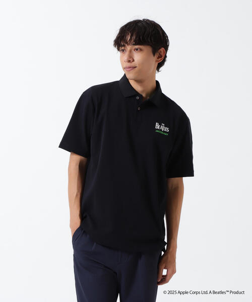 Jack Bunny!!(ジャックバニー)の「【Jack Bunny!!】【The BEATLES ×Jack Bunny!!】メッシュ天竺半袖ポロシャツ(ポロシャツ・メンズ・ホワイト/グリーン/ブラック・MEDIUM/LARGE/X-LARGE)」の6枚目の写真