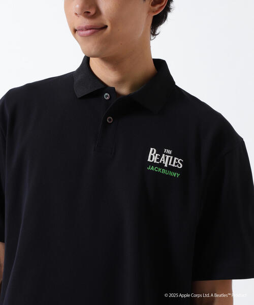 Jack Bunny!!(ジャックバニー)の「【Jack Bunny!!】【The BEATLES ×Jack Bunny!!】メッシュ天竺半袖ポロシャツ(ポロシャツ・メンズ・ホワイト/グリーン/ブラック・MEDIUM/LARGE/X-LARGE)」の9枚目の写真