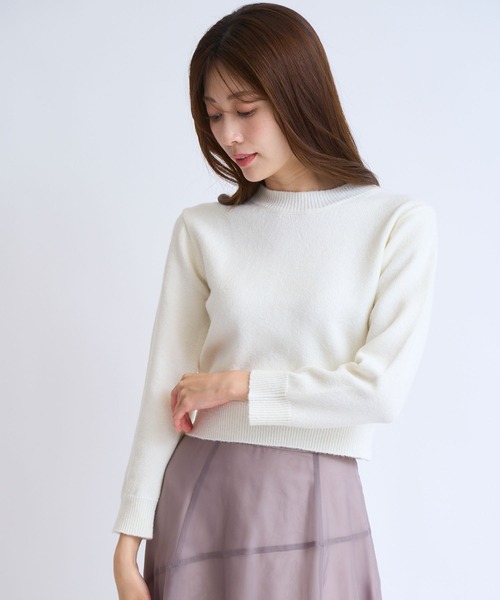 NOELA(ノエラ)の「【販路限定カラーあり】チェーンブレードニットアンサンブル(カーディガン/ボレロ・レディース・ベージュ/ブラック/オフホワイト/グレー・フリー)」の18枚目の写真