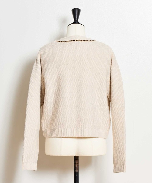 セール】【販路限定カラーあり】チェーンブレードニットアンサンブル