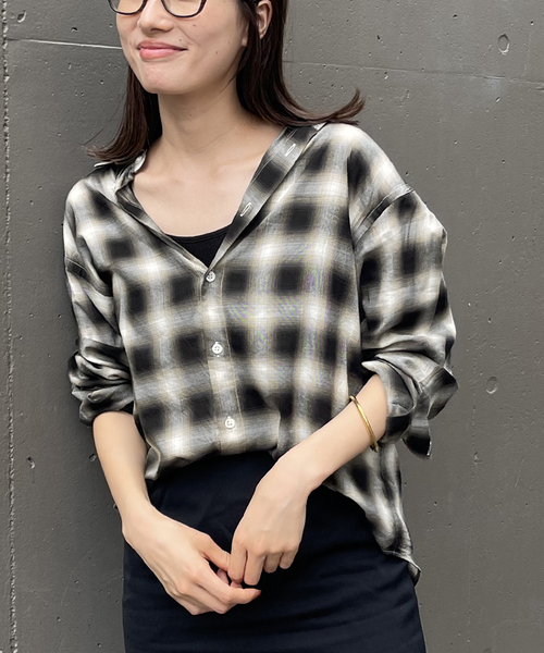 【2025SS】FRAMeWORK オンブレーチェックシャツ 2025SS】FRAMeWORK オンブレーチェックシャツ 2025SS】FRAMeWORK