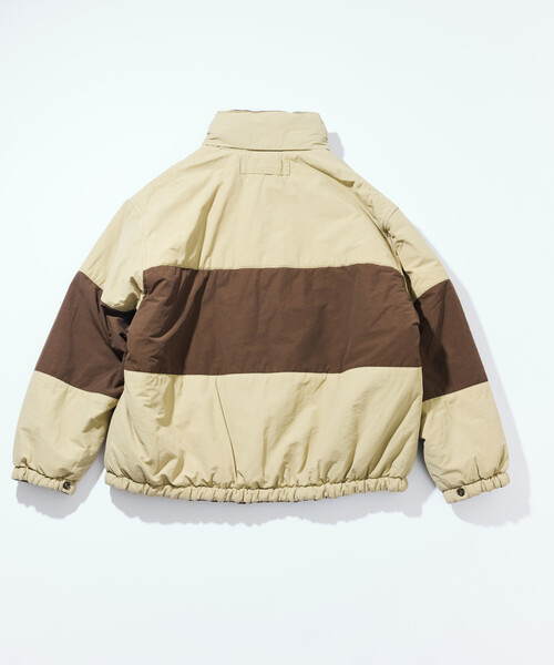 ナイロン素材　リバーシブル　アウター NAUTICA/ノーティカ フェイクレザー×ナイロン リバーシブルブルゾン