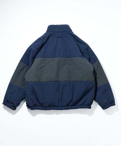 NAUTICA/ノーティカ フェイクレザー×ナイロン リバーシブルブルゾン