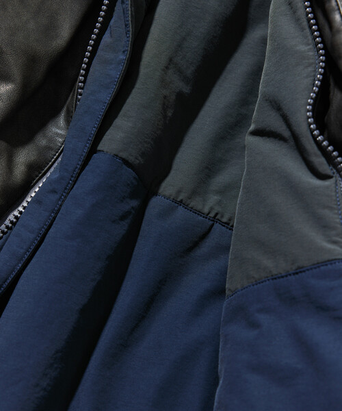 セール】NAUTICA/ノーティカ フェイクレザー×ナイロン リバーシブル