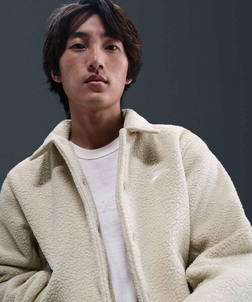 NIKE(ナイキ)の「ナイキ スポーツウェア クラブ メンズ ハイパイル フリース コーチ ジャケット / Nike Sportswear Club Men's High-Pile Fleece Coaches Jacket HV1430-297 Light Khaki(ブルゾン・メンズ・ブラウン系その他2・S/M/L/XL/2XL)」の21枚目の写真