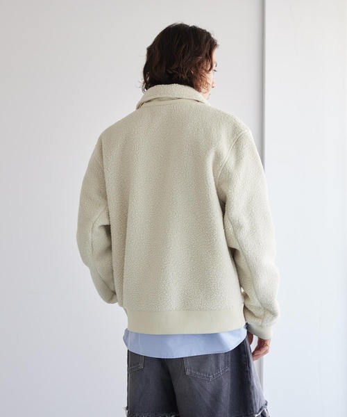 NIKE(ナイキ)の「ナイキ スポーツウェア クラブ メンズ ハイパイル フリース コーチ ジャケット / Nike Sportswear Club Men's High-Pile Fleece Coaches Jacket HV1430-297 Light Khaki(ブルゾン・メンズ・ブラウン系その他2・S/M/L/XL/2XL)」の3枚目の写真