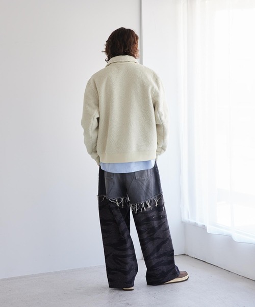 NIKE(ナイキ)の「ナイキ スポーツウェア クラブ メンズ ハイパイル フリース コーチ ジャケット / Nike Sportswear Club Men's High-Pile Fleece Coaches Jacket HV1430-297 Light Khaki(ブルゾン・メンズ・ブラウン系その他2・S/M/L/XL/2XL)」の5枚目の写真