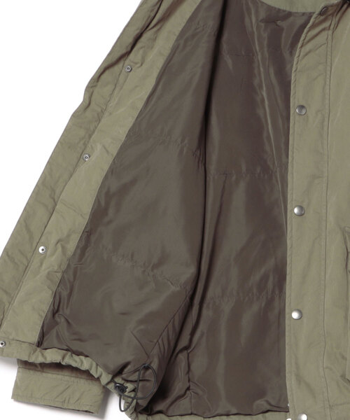 Dickies(ディッキーズ)の「Dickies 襟コーデュロイ切り替え 薄中綿 ワークジャケット(ミリタリージャケット・メンズ・ブラック/カーキ・M/L/XL)」の8枚目の写真