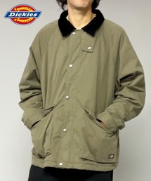Dickies（ディッキーズ）の「Dickies 襟コーデュロイ切り替え 薄中綿 ワークジャケット（ミリタリージャケット）」