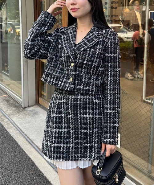 セール】【セットアップ対応】ツイードスカート（スカート）｜Another