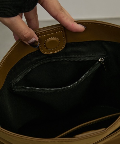 Auntie Rosa Holiday（アンティローザホリデー）の「ナイロンバケツトート（トートバッグ・レディース・ブラック/ブラウン・FREE）」の18枚目の写真