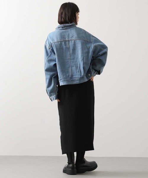 Gready Brilliant(グレディブリリアン)の「VネックリブニットOワンピ(ワンピース・レディース・モカ/ブラック・38)」の10枚目の写真