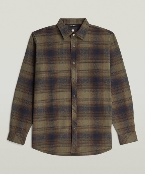 G-STAR(ジースター)の「Clean Regular Shirt/レギュラーフランネルチェックシャツ(シャツ/ブラウス・メンズ・チェック・LARGE/SMALL/X-LARGE/X-SMALL/MEDIUM)」の6枚目の写真