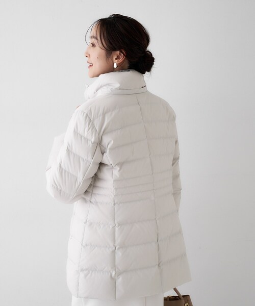 セール】【はっ水機能/フード取り外し可】ミディダウンコート（ダウン