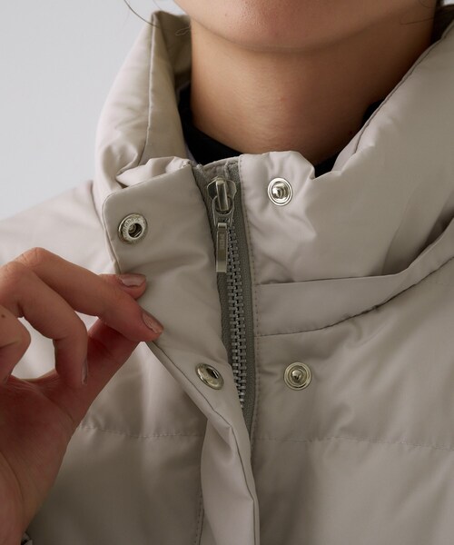 セール】【はっ水機能/フード取り外し可】ミディダウンコート（ダウン