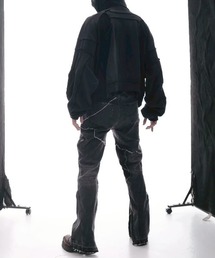 D5OVE（ダヴ）の「【d5ove】Structured Zippered Hoodie / 【ダヴ】ラインダブルジップパーカー＜着用動画あり＞（パーカー）」