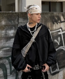 D5OVE（ダヴ）の「【d5ove】Structured Zippered Hoodie / 【ダヴ】ラインダブルジップパーカー＜着用動画あり＞（パーカー）」