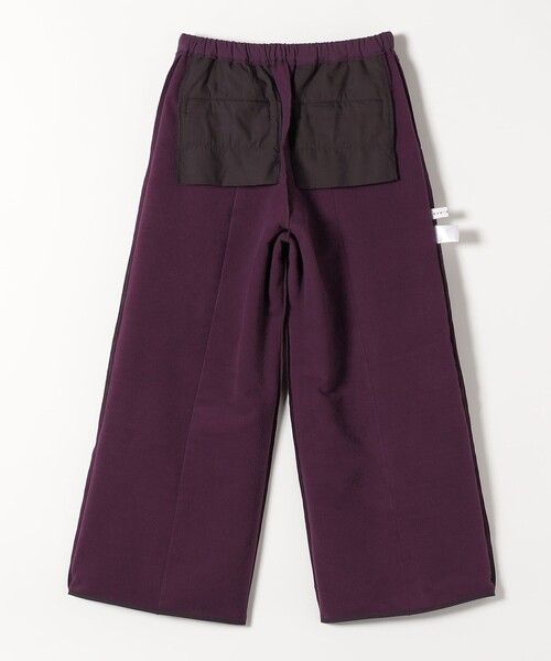 セール】quaranciel:〈洗濯機可能〉ピンタック ウォーム ワイド パンツ