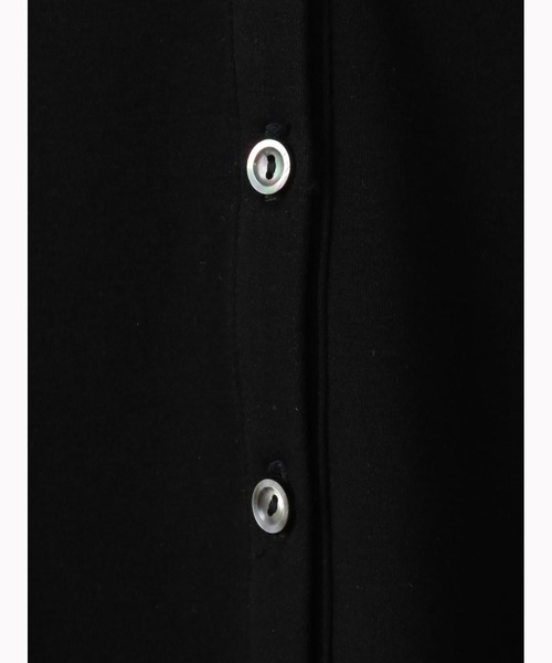 HER.（ハー）の「コットンヘンリーネックプルオーバー（Tシャツ/カットソー・レディース・ブラック/オフホワイト・フリー）」の14枚目の写真