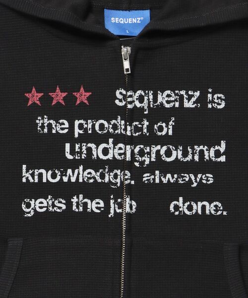 SEQUENZ（シークエンズ）の「【SEQUENZ（シークエンズ）】sqnz THERMAL LADIES ZIP UP LADIES / ワッフル レディース ジップパーカー サーマル ダブルジップ フーディ（パーカー・レディース・グレー/ピンク系その他2/ブラック・FREE）」の21枚目の写真
